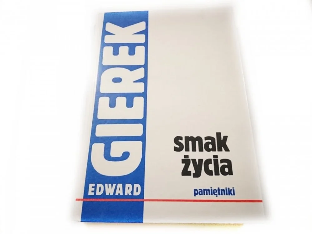 SMAK ŻYCIA. PAMIĘTNIKI - Edward Gierek 1993 Szybka wysyłka