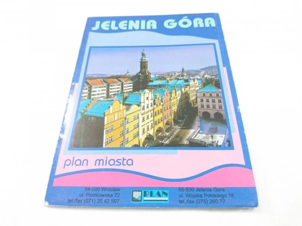 Ekspresowa dostawa JELENIA GÓRA. PLAN MIASTA