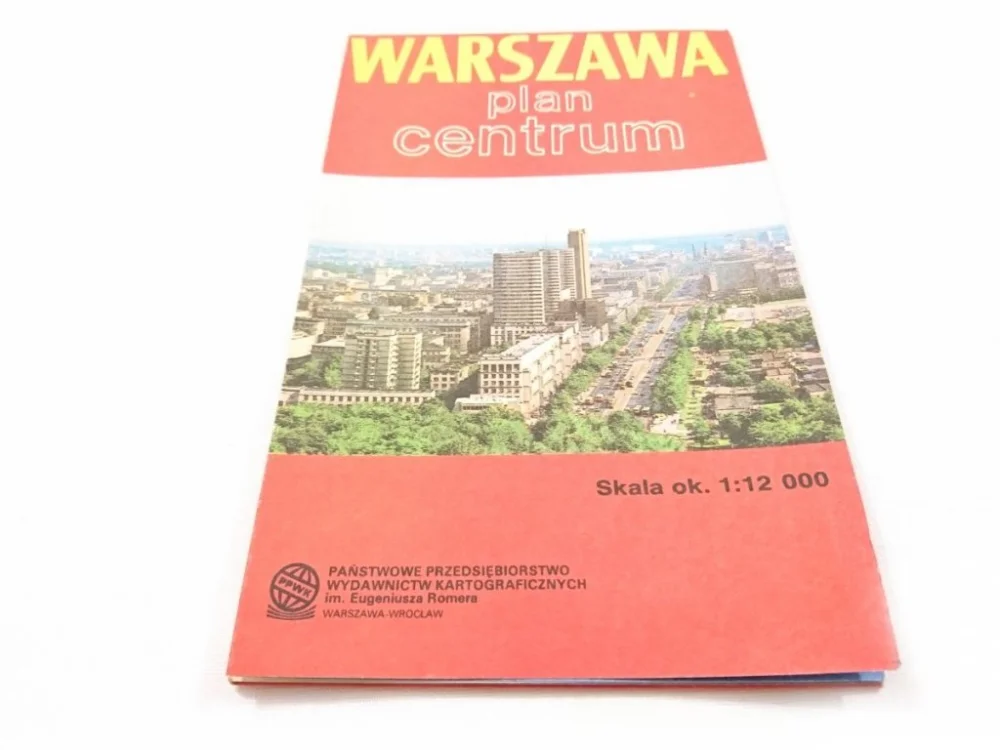 WARSZAWA. PLAN CENTRUM 1988 Dodaj do koszyka