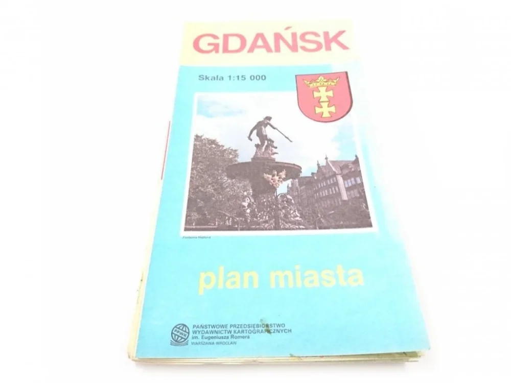 Bezpieczna płatność GDAŃSK. PLAN MIASTA 1989