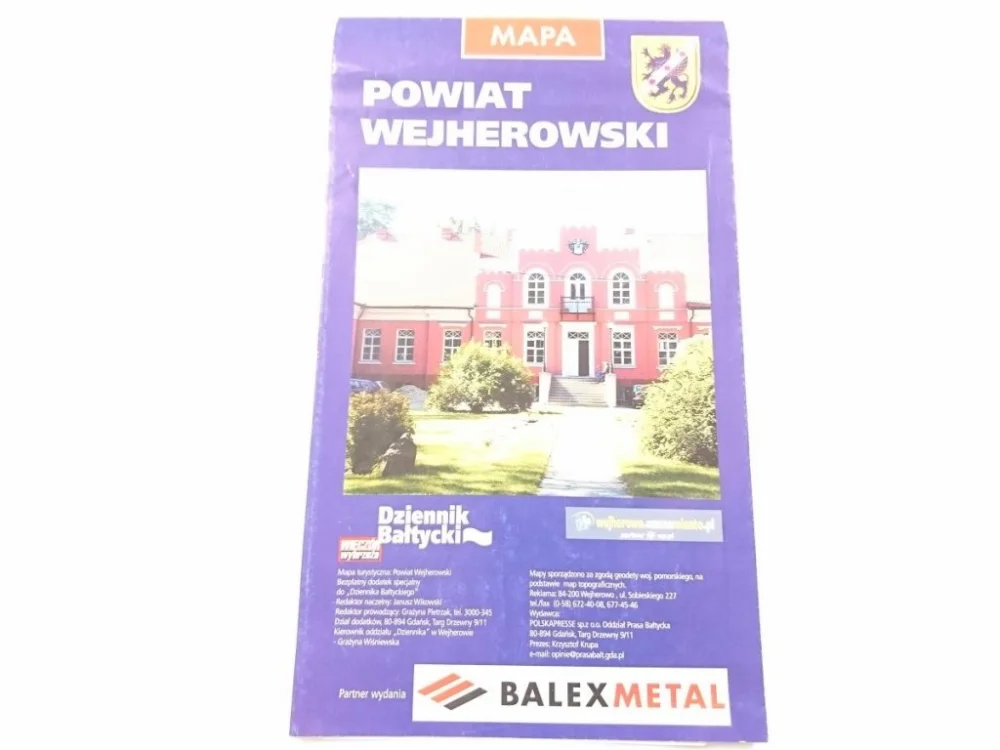 POWIAT WEJHEROWSKI. MAPA Z OGŁOSZENIAMI Obniżka ceny