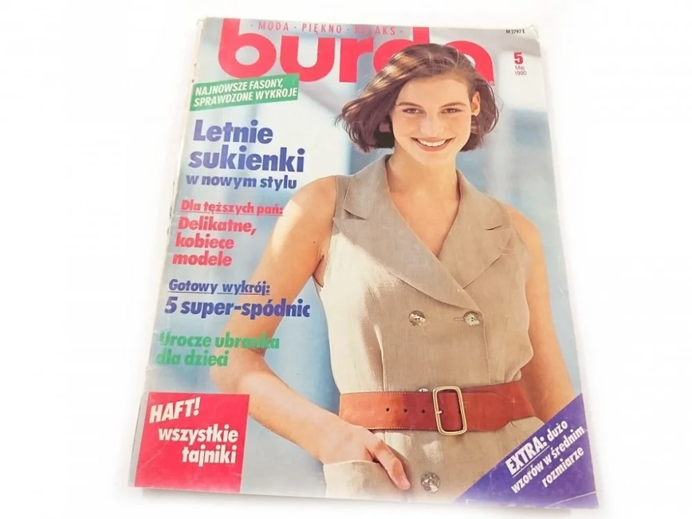 BURDA NR 5 MAJ 1990 Nowy