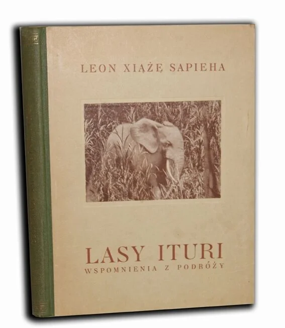 Zniżka SAPIEHA - LASY ITURI Wspomnienia z podróży wyd. 1928r.ilustracje STAN
