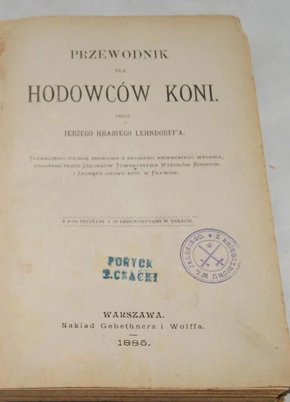Szybka dostawa LEHNDORFF - PRZEWODNIK DLAHODOWCÓW KONI wyd.1885r. drzeworyty