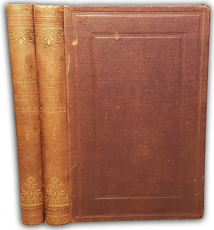 BOBRZYŃSKI - DZIEJE POLSKIt.1-2 (komplet w 2wol.) wyd. 1880r. Nowość