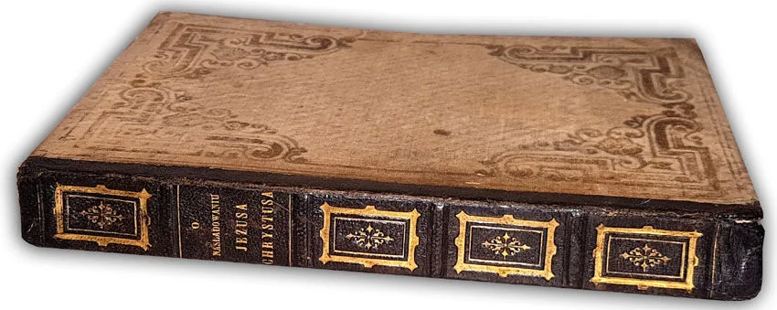 Premium KEMPIS- O NAŚLADOWANIU JEZUSA CHRYSTUSA XIĄG CZWORO Berlin 1854 staloryty