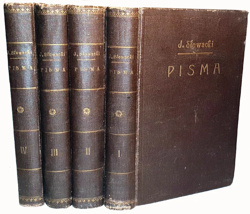 Najlepsza cena SŁOWACKI- PISMA t.1-4 (komplet) wyd.1929