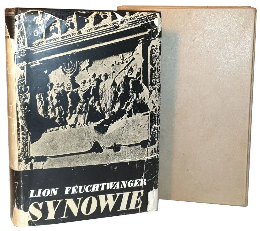 FEUCHTWAGNER- SYNOWIE wyd. 1937 obwoluta Berman Bezpieczne zakupy