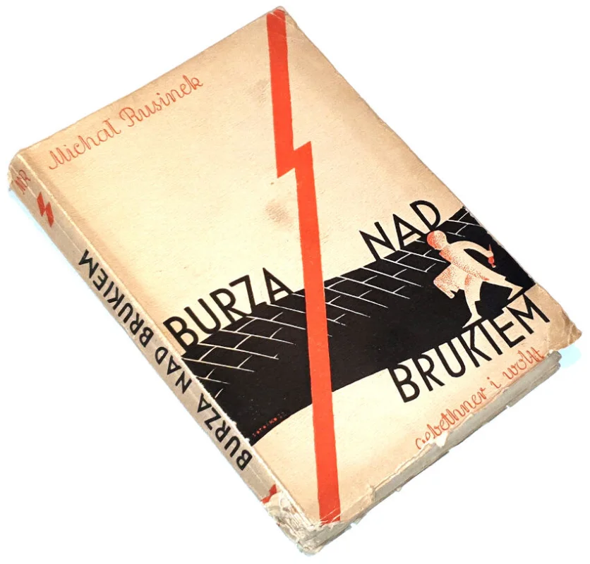 Kup teraz RUSINEK- BURZA NAD BRUKIEM wyd. 1932 autograf