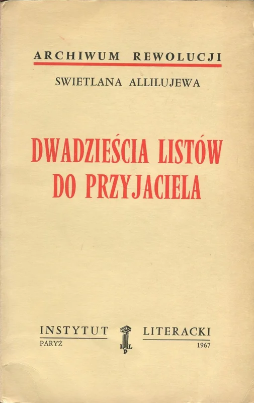 DWADZIEŚCIA LISTÓW DO PRZYJACIELA Taniej