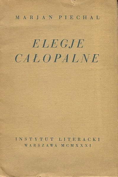 ELEGIE CAŁOPALNE Hit sprzedaży