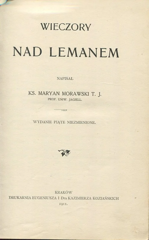 Ostatnia szansa WIECZORY NAD LEMANEM